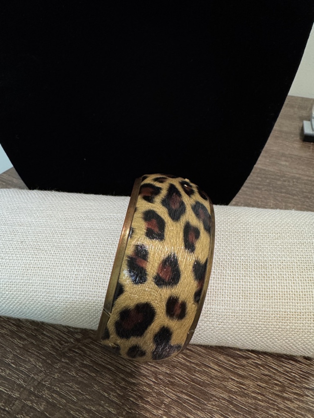 Leopard Print Bangle Bracelet - Women Accessories